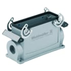 WEIDMULLER - Custodia connettori industriali, Custodia di base, Gancio trasversale in basso, Dimensioni di installazione: 8, IP65, in stato collegato