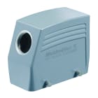WEIDMULLER - Custodia connettori industriali, Entrata cavo laterale, Custodia connettore, Gancio trasversale in basso, Dimensioni di installazione: 6, IP65, in sta