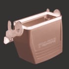 WEIDMULLER - Custodia connettori industriali, Base di prolunga, Gancio longitudinale in basso, Dimensioni di installazione: 6, IP65, in stato collegato