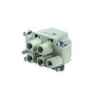 WEIDMULLER - Inserto di contatto (Connettori a innesto industriali), Femmina, 1000 V, 40 A, Numero di poli: 4, Collegamento a vite assiale, Dimensioni di installaz