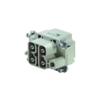 WEIDMULLER - Inserto di contatto (Connettori a innesto industriali), Maschio, 1000 V, 40 A, Numero di poli: 4, Collegamento a vite assiale, Dimensioni di installaz
