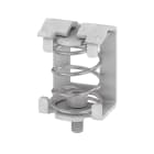 WEIDMULLER - Morsetto di collegamento alla schermatura, 10 mm², Passo in mm: 20.00, Diametro del cavo, max.: 13.5 mm, acciaio, innestabile, Montaggio diretto