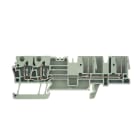 WEIDMULLER - Morsetto innestabile, Molla autobloccante, Beige scuro, 2.5 mm², 24 A, 500 V, Numero di collegamenti: 4, Numero di piani: 1, TS 35