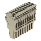 WEIDMULLER - Connettore (Morsetto), Collegamento ad innesto, 2.5 mm², 24 A, 500 V, Numero di collegamenti: 9, Numero di poli: 9, Larghezza: 45 mm