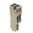 WEIDMULLER - Connettore (Morsetto), Collegamento ad innesto, 2.5 mm², 24 A, 500 V, Numero di collegamenti: 2, Numero di poli: 2, Larghezza: 10.2 mm