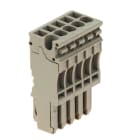WEIDMULLER - Connettore (Morsetto), Collegamento ad innesto, 2.5 mm², 24 A, 500 V, Numero di collegamenti: 5, Numero di poli: 5, Larghezza: 25.5 mm