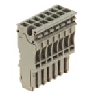 WEIDMULLER - Connettore (Morsetto), Collegamento ad innesto, 2.5 mm², 24 A, 500 V, Numero di collegamenti: 7, Numero di poli: 7, Larghezza: 35.7 mm