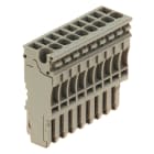WEIDMULLER - Connettore (Morsetto), Collegamento ad innesto, 2.5 mm², 24 A, 500 V, Numero di collegamenti: 9, Numero di poli: 9, Larghezza: 45.9 mm