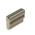 WEIDMULLER - Connettore (Morsetto), Collegamento ad innesto, 2.5 mm², 24 A, 500 V, Numero di collegamenti: 13, Numero di poli: 13, Larghezza: 66.3 mm