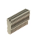 WEIDMULLER - Connettore (Morsetto), Collegamento ad innesto, 2.5 mm², 24 A, 500 V, Numero di collegamenti: 14, Numero di poli: 14, Larghezza: 71.4 mm
