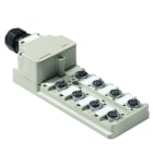 WEIDMULLER - Ripartitore passivo sensore-attuatore (senza cavo), Ripartitore a calotta, M12, 30 V, Codificato A, LED: No, LED sensore: No, Tipo di cablaggio: PNP