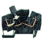 WEIDMULLER - Morsetto componibile portafusibile, Molla autobloccante, nero, 6 mm², 10 A, 500 V, Numero di collegamenti: 1, Numero di piani: 1, TS 35
