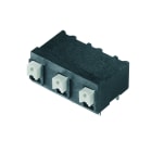 WEIDMULLER - Morsetto per circuito stampato, 630 V, 17.5 A, Passo in mm: 7.62, 1.5 mm², Numero di poli: 3, PUSH IN con attuatore, Collegamento a saldare THT/THR, 9