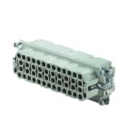WEIDMULLER - Inserto di contatto (Connettori a innesto industriali), Femmina, 500 V, 16 A, Numero di poli: 46, Collegamento a crimpare, Dimensioni di installazione