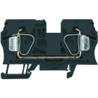 WEIDMULLER - Morsettiera passante, Molla autobloccante, nero, 16 mm², 76 A, 1000 V, Numero di collegamenti: 2