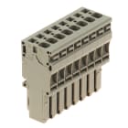 WEIDMULLER - Connettore (Morsetto), Molla autobloccante, 4 mm², 32 A, 800 V, Numero di collegamenti: 8, Numero di poli: 8, Larghezza: 52 mm