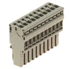 WEIDMULLER - Connettore (Morsetto), Molla autobloccante, 4 mm², 32 A, 800 V, Numero di collegamenti: 10, Numero di poli: 10, Larghezza: 65 mm