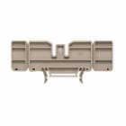 WEIDMULLER - Parete di separazione e terminale per morsetti, Beige scuro, Posizione verticale: 105.9 mm, Larghezza: 4 mm, V-0, Wemid
