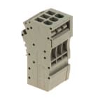 WEIDMULLER - Connettore (Morsetto), Collegamento ad innesto, 2.5 mm², 24 A, 500 V, Numero di collegamenti: 3, Numero di poli: 3, Larghezza: 17.8 mm