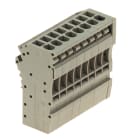 WEIDMULLER - Connettore (Morsetto), Collegamento ad innesto, 2.5 mm², 24 A, 500 V, Numero di collegamenti: 8, Numero di poli: 8, Larghezza: 43.3 mm