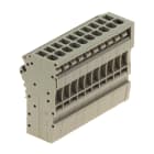 WEIDMULLER - Connettore (Morsetto), Collegamento ad innesto, 2.5 mm², 24 A, 500 V, Numero di collegamenti: 10, Numero di poli: 10, Larghezza: 53.5 mm