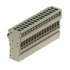 WEIDMULLER - Connettore (Morsetto), Collegamento ad innesto, 2.5 mm², 24 A, 500 V, Numero di collegamenti: 15, Numero di poli: 15, Larghezza: 79 mm