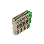 WEIDMULLER - Connettore (Morsetto), Collegamento ad innesto, 2.5 mm², 24 A, 500 V, Numero di collegamenti: 10, Numero di poli: 10, Larghezza: 51 mm