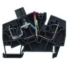 WEIDMULLER - Morsetto componibile portafusibile, Molla autobloccante, nero, 2.5 mm², 10 A, 36 V, Numero di collegamenti: 2, Numero di piani: 1, TS 35