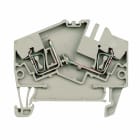 WEIDMULLER - Morsettiera portacomponenti, Molla autobloccante, Beige scuro, 2.5 mm², 400 V, 400 V, Numero di collegamenti: 2, Numero di piani: 1, TS 35