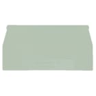 WEIDMULLER - Piastra terminale per morsetti, grigio sasso, Posizione verticale: 65 mm, Larghezza: 1.5 mm, V-0, Wemid, bloccabile: Sì
