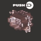WEIDMULLER - Inserto di contatto (Connettori a innesto industriali), Maschio, 500 V, 24 A, Numero di poli: 6, PUSH IN, Dimensioni di installazione: 3