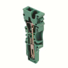 WEIDMULLER - Connettore (Morsetto), Collegamento ad innesto, 2.5 mm², 24 A, 500 V, Numero di collegamenti: 1, Numero di poli: 1, Larghezza: 5.1 mm
