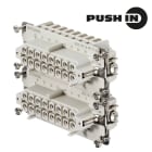 WEIDMULLER - Inserto di contatto (Connettori a innesto industriali), Femmina, 500 V, 16 A, Numero di poli: 16, PUSH IN, Dimensioni di installazione: 6