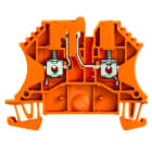 WEIDMULLER - Morsetto sezionatore di prova, Collegamento a vite, arancione, 2.5 mm², 24 A, 500 V, Numero di collegamenti: 2, Numero di piani: 1