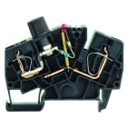 WEIDMULLER - Morsetto componibile portafusibile, Molla autobloccante, nero, 6 mm², 10 A, 250 V, Numero di collegamenti: 1, Numero di piani: 1, TS 35