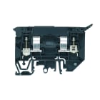 WEIDMULLER - Morsetto componibile portafusibile, Collegamento a vite, nero, 4 mm², 10 A, 36 V, Numero di collegamenti: 2, Numero di piani: 1, TS 35, TS 32