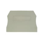 WEIDMULLER - Piastra terminale per morsetti, Beige scuro, Posizione verticale: 55 mm, Larghezza: 2 mm, V-0, Wemid, bloccabile: No