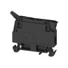 WEIDMULLER - Morsetto componibile portafusibile, Collegamento a vite, nero, 4 mm², 6.3 A, 500 V, Numero di collegamenti: 2, Numero di piani: 1, TS 35