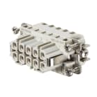 WEIDMULLER - Inserto di contatto (Connettori a innesto industriali), Femmina, 250 V, 16 A, Numero di poli: 10, Molla autobloccante, Dimensioni di installazione: 2