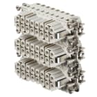 WEIDMULLER - Inserto di contatto (Connettori a innesto industriali), Femmina, 250 V, 16 A, Numero di poli: 16, Molla autobloccante, Dimensioni di installazione: 5