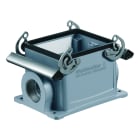 WEIDMULLER - Custodia connettori industriali, Custodia di base, Gancio trasversale in basso, Dimensioni di installazione: 10, IP65, in stato collegato