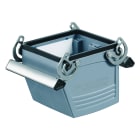 WEIDMULLER - Custodia connettori industriali, Base di prolunga, Gancio trasversale in basso, Dimensioni di installazione: 10, IP65, in stato collegato