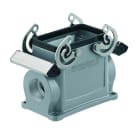 WEIDMULLER - Custodia connettori industriali, Custodia di base, Gancio trasversale in basso, Dimensioni di installazione: 4, IP65, in stato collegato