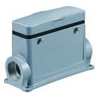 WEIDMULLER - Custodia connettori industriali, Custodia di base, Gancio trasversale in alto, Dimensioni di installazione: 8, IP65, in stato collegato