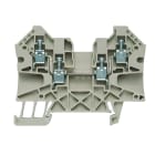 WEIDMULLER - Morsettiera passante, Collegamento a vite, Beige scuro, 4 mm², 32 A, 800 V, Numero di collegamenti: 4