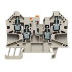 WEIDMULLER - Morsetto sezionatore di prova, Collegamento a vite, Beige scuro, 4 mm², 27 A, 500 V, Numero di collegamenti: 4, Numero di piani: 1