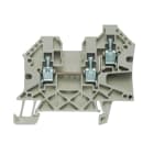 WEIDMULLER - Morsettiera passante, Collegamento a vite, Beige scuro, 4 mm², 32 A, 800 V, Numero di collegamenti: 2