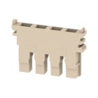 WEIDMULLER - Elemento di fissaggio (Morsetto), Beige scuro, Posizione verticale: 31.5 mm, Larghezza: 5.15 mm, Wemid, 120 °C