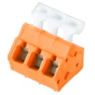 WEIDMULLER - Morsetto per circuito stampato, 320 V, 24 A, Passo in mm: 5.00, 2.5 mm², Numero di poli: 3, Collegamento a molla autobloccante con attuatore, Collegam
