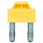 WEIDMULLER - Collegamento trasversale (Morsetto), innestato, giallo, 44 A, Numero di poli: 2, Passo in mm: 16.00, Isolato: Sì, Larghezza: 11 mm